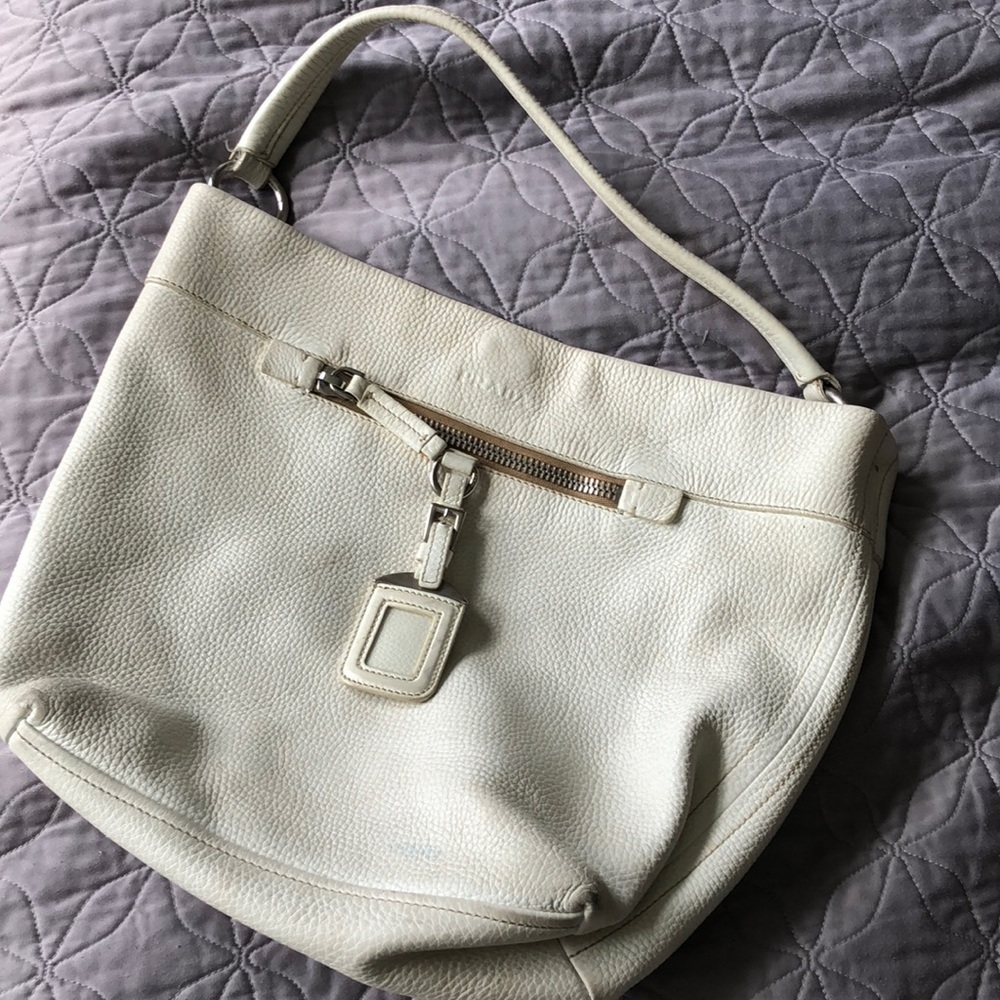 White Prada pocket book